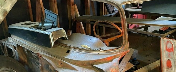 1957 Chevrolet Bel Air buried alive