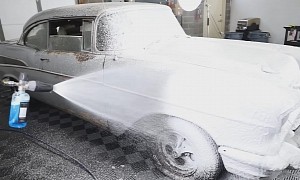 1957 Chevrolet Bel Air Gets First Wash in Decades, Reveals Cool Patina