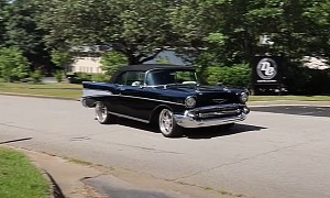 1957 Chevrolet Bel Air Hides Supercharged Surprise Under the Hood, Sounds Mean