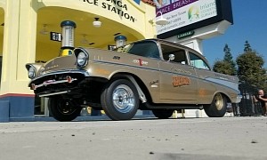1957 Chevrolet Bel Air Is an Award-Winning Hand-Painted Gasser, it Can Be Yours