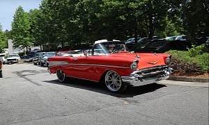 1957 Chevrolet Bel Air Looks Rad on 24s, Sounds Like a Muscle Car