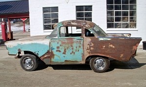 1957 Chevrolet Bel Air Shorty Is a Butchered Barn Find