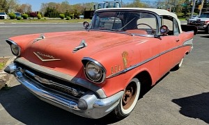 1957 Chevrolet Bel Air Stored Inside for Over 30 Years Needs Total Restoration