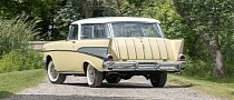 1957 Chevrolet Nomad Is a Corona Yellow Time Capsule, It Can Be Yours