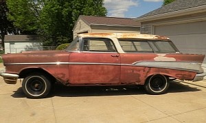 1957 Chevrolet Nomad Is a Proper Barn Find, Sees Daylight After Almost 50 Years