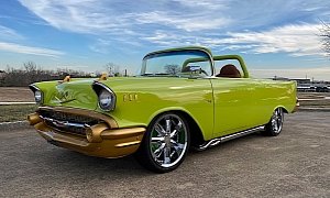 1957 Chevrolet Two-Ten in Apple Green Is a Monster in Disguise