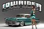 1957 Chevy Bel Air Tri-Five Surely Belongs on the Digital Cover of Lowrider Magazine