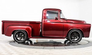 1957 Dodge D-100 Hemi Is How You Wet Sand a Truck into Pearl Red Perfection