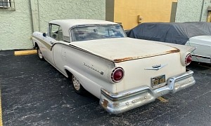 1957 Ford Fairlane 500 Skyliner Retractable Barn Find Is an All-Original Time Capsule
