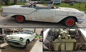 1957 Oldsmobile 88 Parked for Decades Hides Rare Triple Carburetor Setup Under the Hood