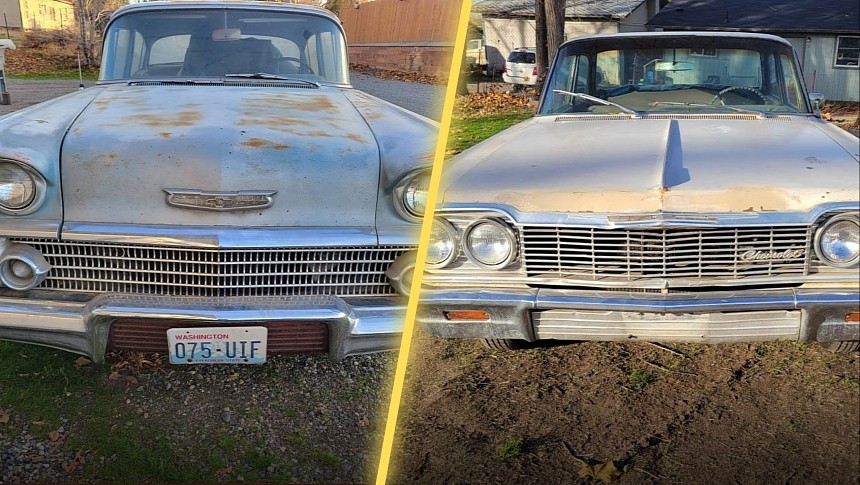 1958 Biscayne and 1964 Impala