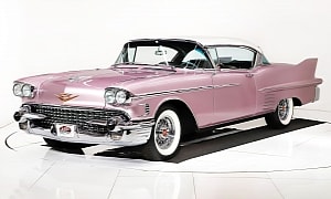1958 Cadillac Coupe DeVille Looks Pretty in Pink, Hides Modern Surprise Under the Hood