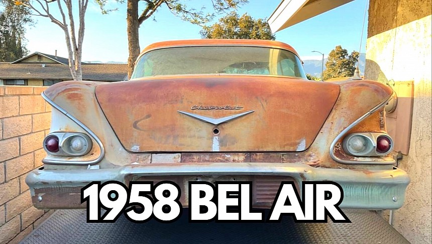 1958 Bel Air ready for restoration