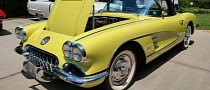 1958 Chevrolet Corvette in Panama Yellow Is a One-Year Wonder, Hardtop Included