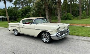 1958 Chevrolet Impala Flaunts Rare Anniversary Color, Original V8 in Top Shape