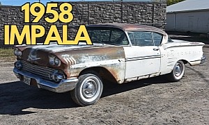 1958 Chevrolet Impala Off the Road for 46 Years Flexes Texas Sunburn, Top V8 Muscle