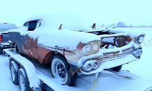 1958 Chevrolet Impala Sees Daylight After Decades in Storage, Bad News Under the Hood