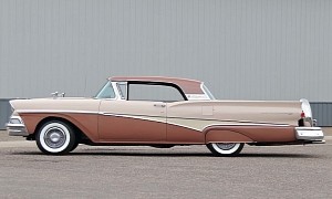 1958 Ford Fairlane 500 Skyliner Ready to Impress With Its Easy-to-Hide Hardtop
