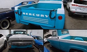 1958 Mercury M-100 Pickup Truck Hidden in a Warehouse Is Rarer Than Hen's Teeth