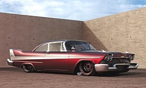 1958 Plymouth Fury From ‘Christine’ Is Hellafurious, All Dressed in CGI Carbon Fiber