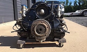 1958 Porsche Fuhrmann 692 Engine Going for a Fortune Because It's a Treasure
