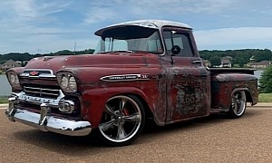 1959 Chevrolet Apache Has the Barn Find Look, Is Actually Mostly New