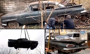 1959 Chevrolet Bel Air Neglected for 45 Years Is a Sad Sight, Still Gets Rescued