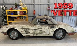 1959 Chevrolet Corvette Barn Find Looks Ready for Full Restoration