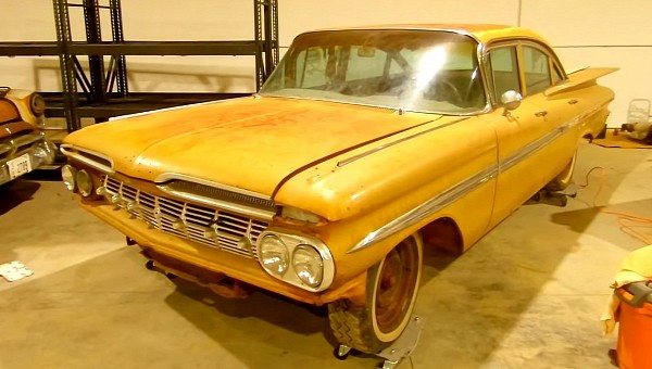1959 Chevrolet Impala survivor in Gothic Gold