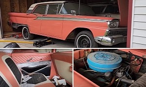 1959 Ford Galaxie Barn Survivor Gets First Wash in 44 Years, V8 Springs Back to Life