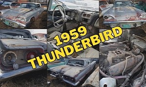 1959 Ford Thunderbird "Junkyard Find" Hopes Nobody Looks Under the Hood