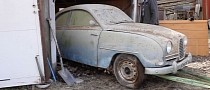 1959 Saab 93 Spent 51 Years in a Barn, Gets Rescued