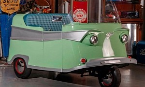 1959 Taylor-Dunn Trident Convertible Is a Funky Piece of EV History, Could Be Yours