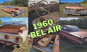1960 Chevrolet Bel Air Sitting in a Field Will Disappoint Anyone Who Looks Under the Hood