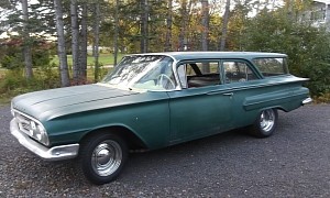 1960 Chevrolet Brookwood Has the Full Barn Package, Runs, Drives, and Stops