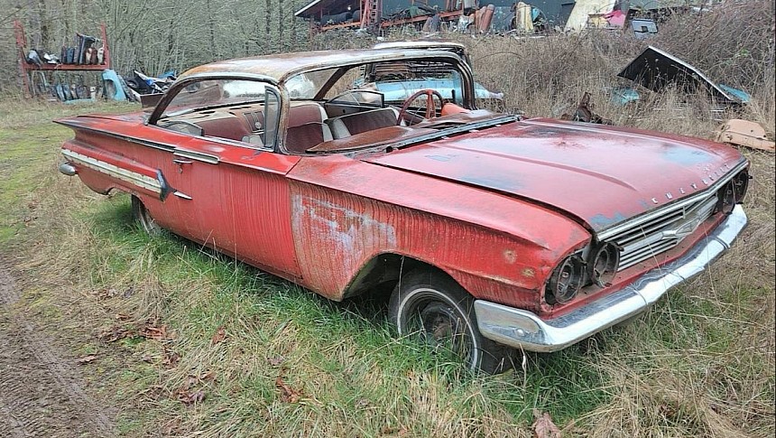 1960 Chevy hardtop waiting for a second chance