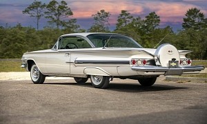 1960 Chevrolet Impala Flexes V8 Muscle, Perfect-10 Looks, All Original Parts