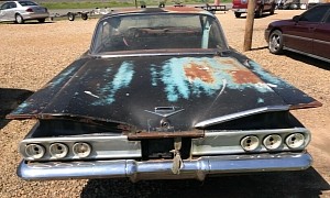 1960 Chevrolet Impala Rusting Away on the Side of the Road Misses the V8 Adrenaline