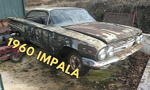 1960 Chevy Impala Rotting Away on Private Property Can't Remember What a 348 Feels Like