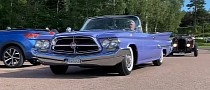 1960 Chrysler 300F Looks Stunning in Purple, Two Features Make It Super Rare