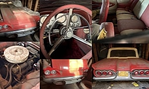 1960 Ford Thunderbird Emerges From a Dry Barn, Potato-Quality Photos Warning