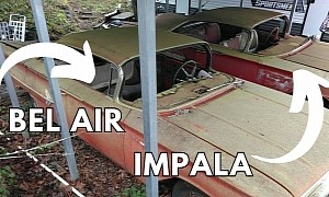 1960 Impala Abandoned Under a Carport Won't Go Anywhere Without Its Bel Air Brother