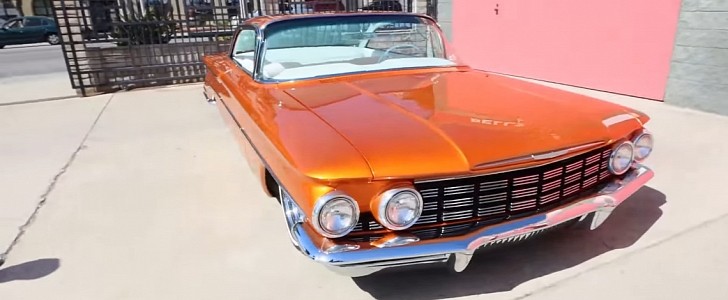 1960 Oldsmobile Super 88 Is 20 Feet of Custom Candy Orange Paint