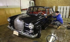1960s Mercedes-Benz W110 Barn Find Gets First Wash in 30 Years, Becomes Stunning Survivor