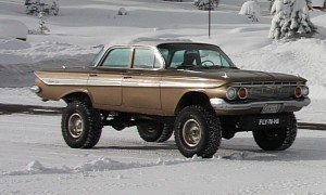 1961 Chevrolet Impala 4x4 Is Off-Road Ready and Ridiculously Cool