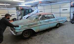 1961 Chevrolet Impala Spent 28 Years in a Junkyard, Now It Runs and Drives Again