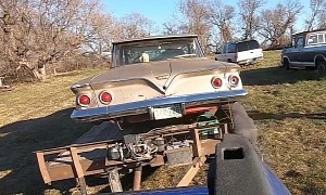 1961 Chevy Bel Air Spent 48 Years On a Field, Old Inline-Six Refuses to Die