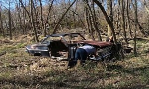 1961 Chevy Bel Air Was Left to Rot in the Woods, Comes Back to Life After 50 Years