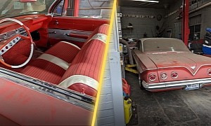 1961 Chevy Impala Recovered From a Tennessee Barn Has a Gigantic Surprise Under the Hood