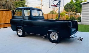 1961 Ford Econoline Truck Hides a Blasphemous Surprise Under the Hood